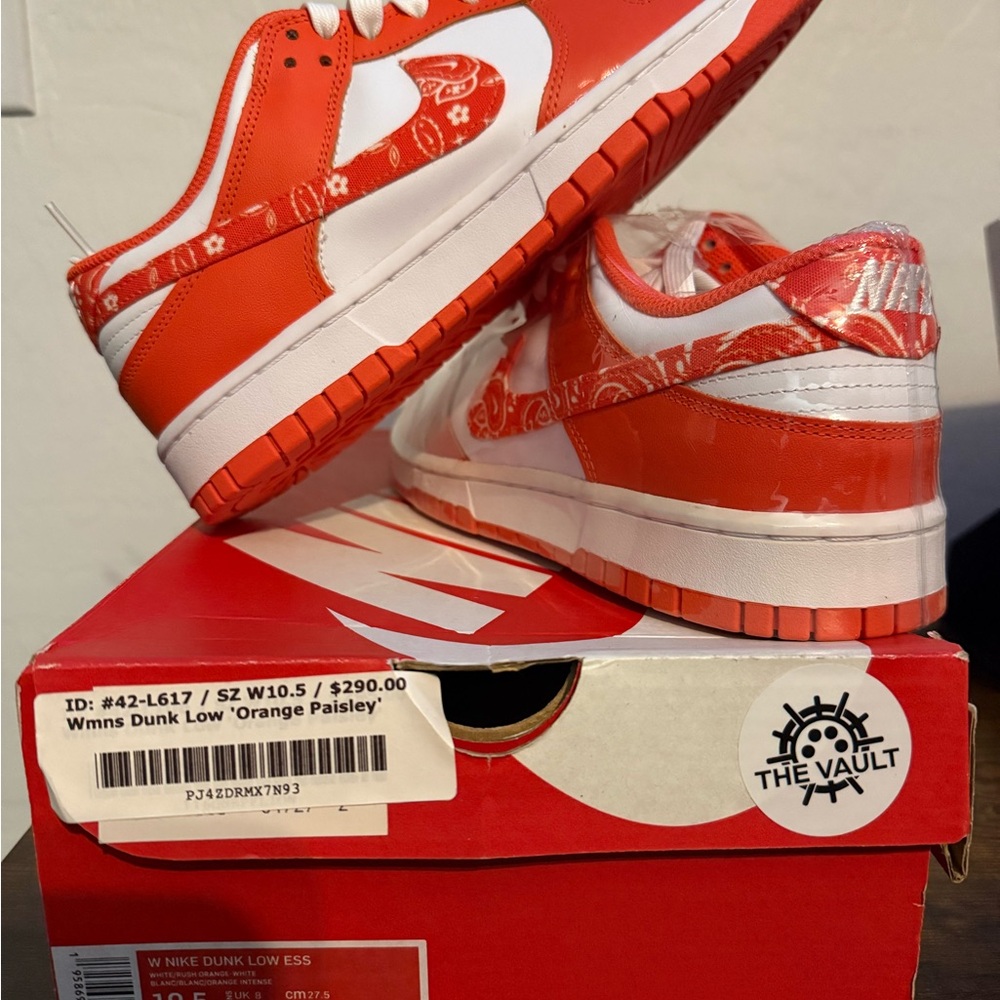 Nike Women’s Dunk Low Orange Paisley